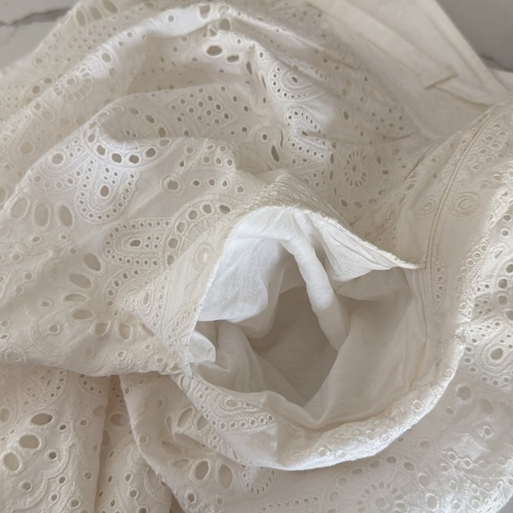 Ulla Johnson The Clarabella Maxi Eyelet Skirt Color Prestine White 100% Cotton 2 - Picture 10 of 14